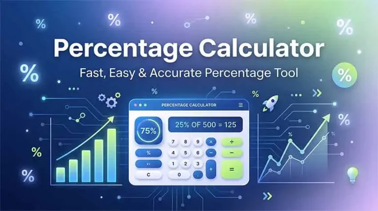 Percentage calculator Tool